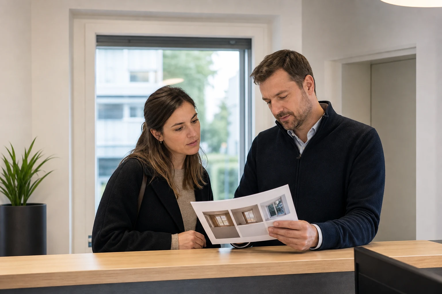 Eine Mieterin sendet ein sachliches Fensterprotokoll an die Verwaltung, Deutschschweiz
